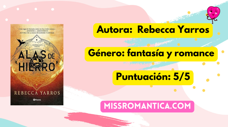 reseña sin spoilers de alas de hierro de Rebecca Yarros